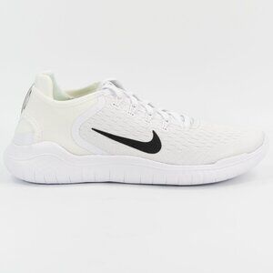 Nike Men's Free RN 2018 'White / Black' Running Shoe 942836-100 Multi-Size